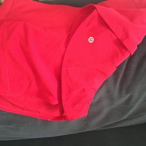 Lululemon Speed Shorts, Red